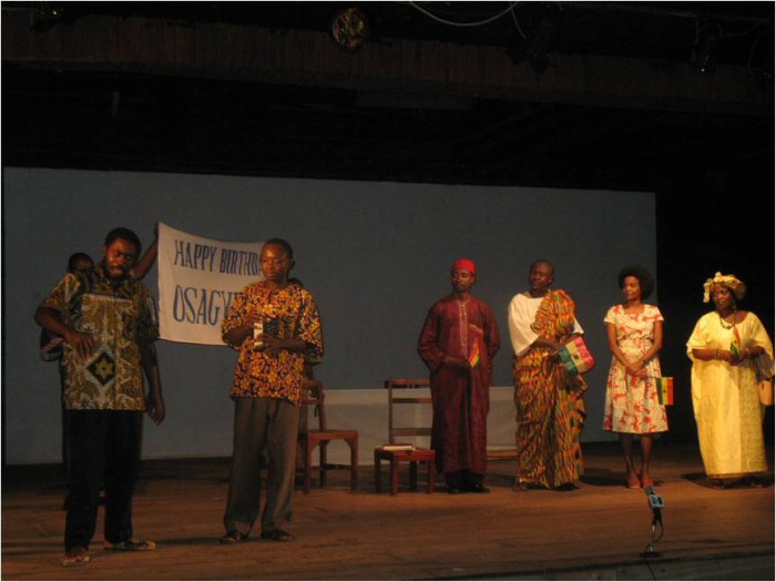 Scene from NKRUMAH-NI, AFRICA-NI!