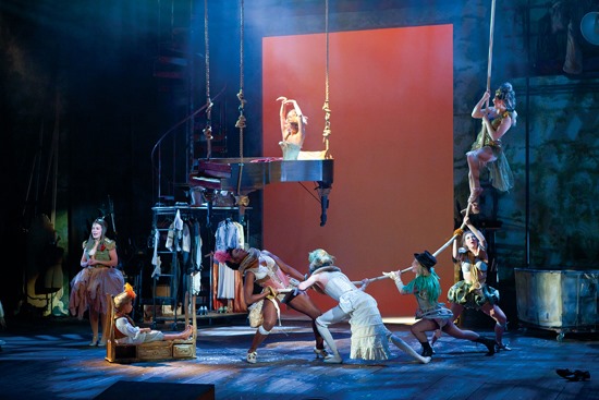 "A Midsummer Night's Dream" written by William Shakespeare, directed by Ethan McSweeny at The Shakespeare Theatre Company in Washington, D.C. (USA), set design by Lee Savage and costume design by Jen Moeller © Courtesy of Wingspace Theatrical Design
